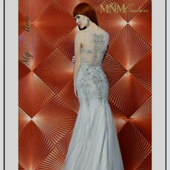 MNM Couture Size 10 Magenta dress - Picture 3 of 3