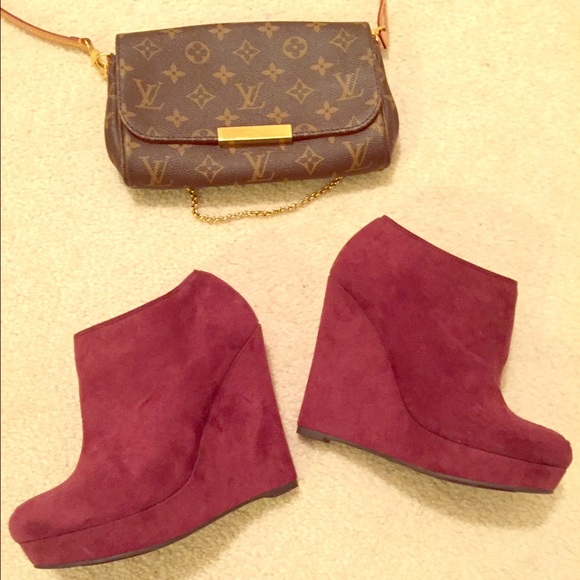 Cranberry Forever 21 booties
