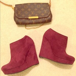 Cranberry Forever 21 booties
