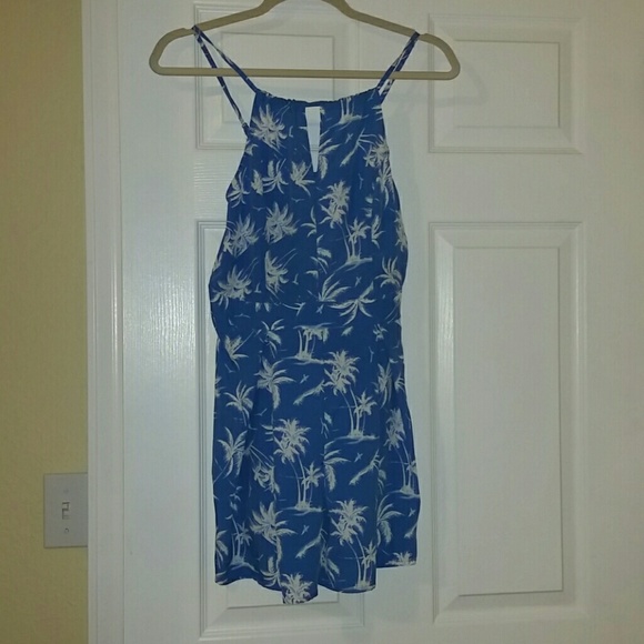 Hollister Blue Romper