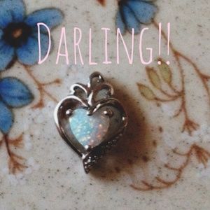 Sterling silver Opal pendant