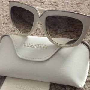 Brand new Ivory Valentino Sunglasses