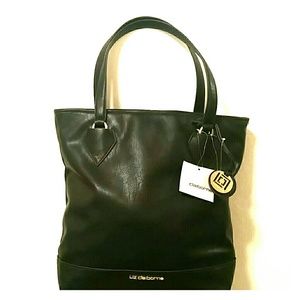Black Liz Claiborne LC Sullivan Tote!