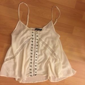 Foreign Exchange sheer tank top