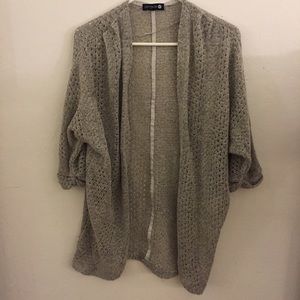 Cotton On grey knitted kimono/cardigan