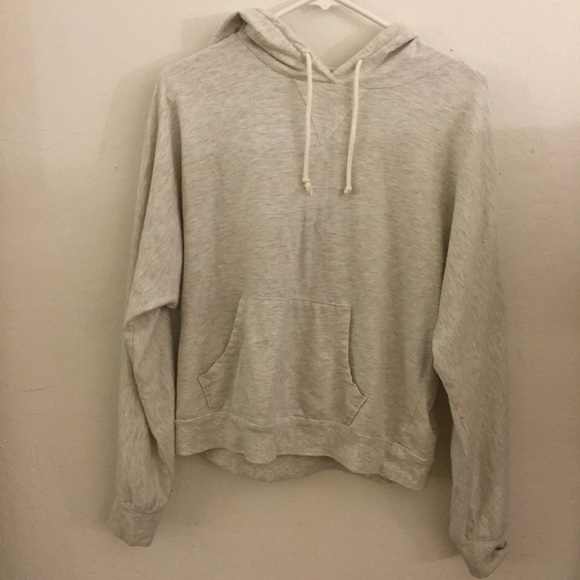 Forever21 heather white hoodie