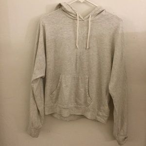 Forever21 heather white hoodie