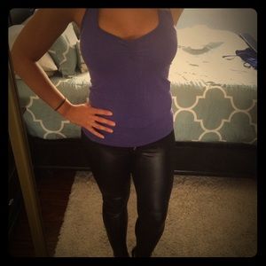 H&M Divided purple halter top