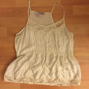 Forever21 cream tank top