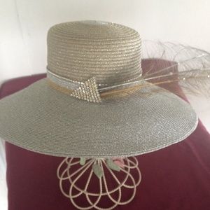 Stunning Silver and Gold Hat by Bellini