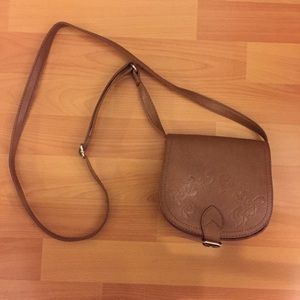 Forever21 brown cross body shoulder bag
