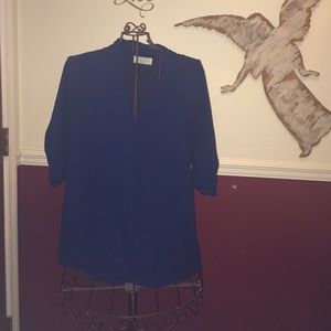 Navy blouse