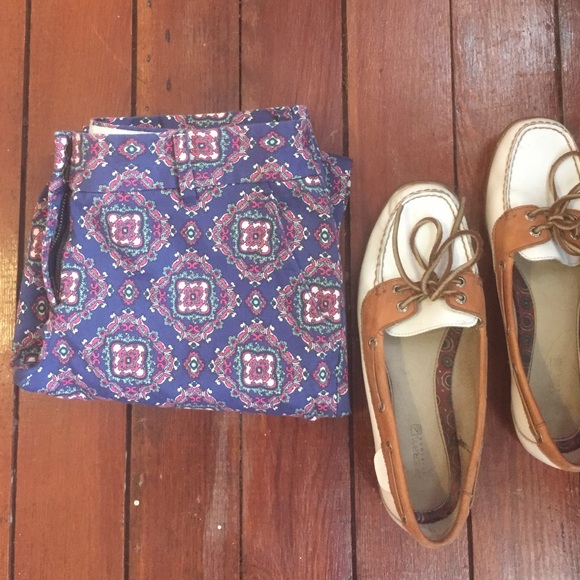 J Crew Patterned Skimmer Pants