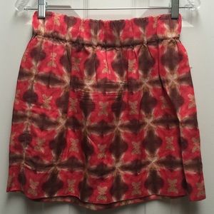J. Crew Tie-Dyed Wednesday Skirt