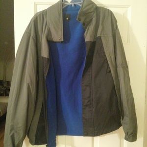 Nautica reversible jacket with hidden hood