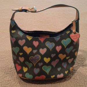 Dooney & Bourke Hearts Bucket Bag