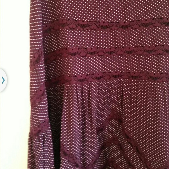 (SOLD)Free People Viole Trapeze Slip Dress in wine - Picture 2 of 3