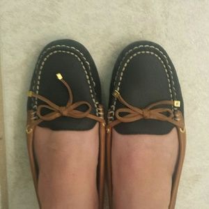 Sperry loafers navy and brown