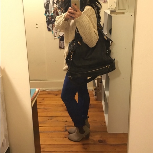Large black purse