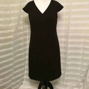 Talbots NWT black crepe dress size 12