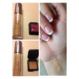 Urban Decay Naked Skin Foundation.