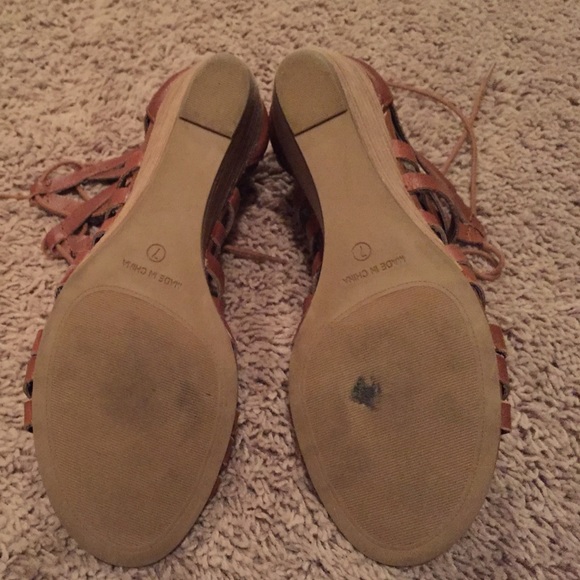 Crown Vintage Leather Gladiator Sandals! - Picture 4 of 4