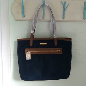 Michael Kors blue handbag