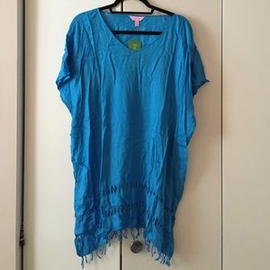 Lilly Pulitzer Blue Beach Coverup