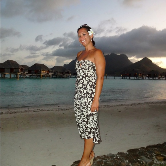 Diane Von Furstenberg strapless dress
