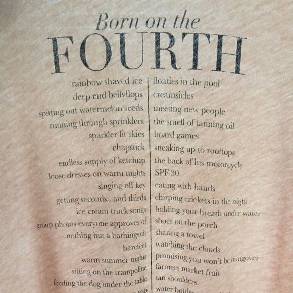Wildfox Born On The Fourth tank