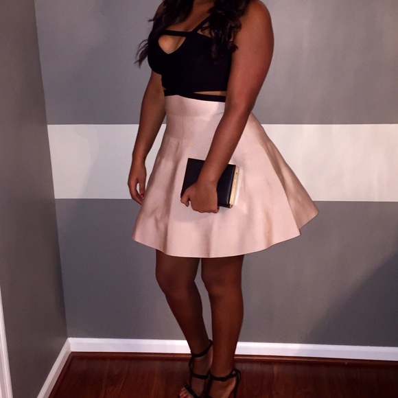 Bebe flare dress