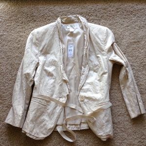 LOFT lightweight beige blazer