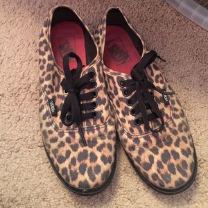Leopard Vans Sneakers
