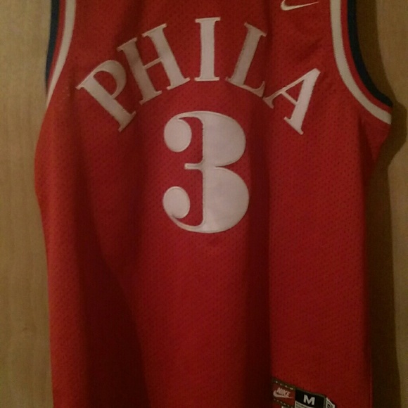76 ers Iverson Authentic Hand stitched Jersey - Picture 1 of 3