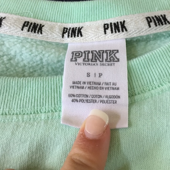 Vs Pink mint green sweater - Picture 3 of 4