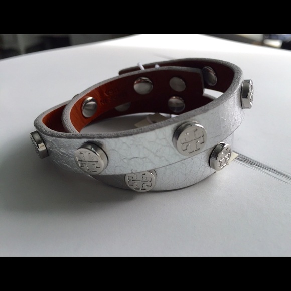 Tory Burch Leather Wrap Bracelet