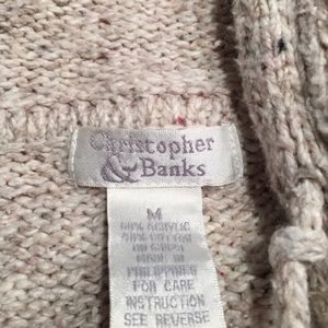 Cream hooded sweater