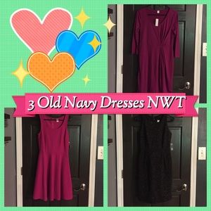 **THREE** Old Navy Dresses - New With Tags!! 👗🎉