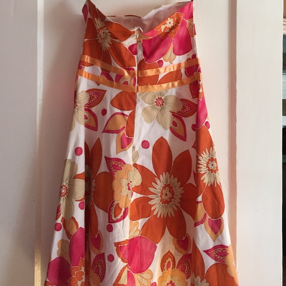 XOXO strapless floral summer dress - Picture 4 of 4