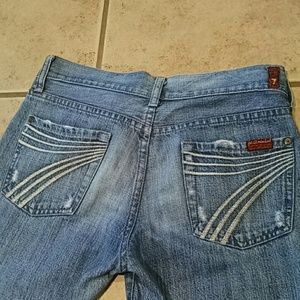 Size 26 seven jeans. 31 long