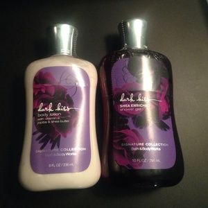 Dark kiss bath and body set