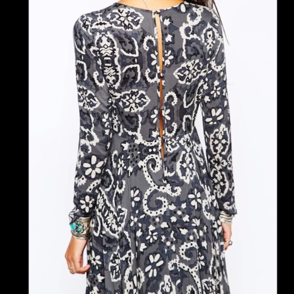 💜bundled Free People print maxi dress - Picture 3 of 4