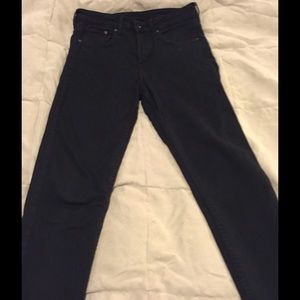 High Waist Black Denim