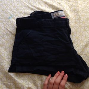 Navy blue shorts