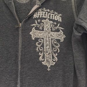 Affliction hoodie.