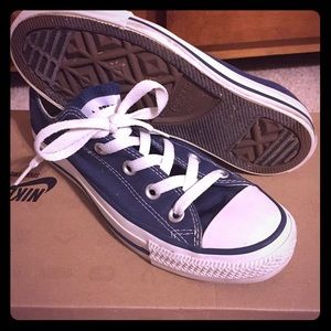 Navy Blue Converse
