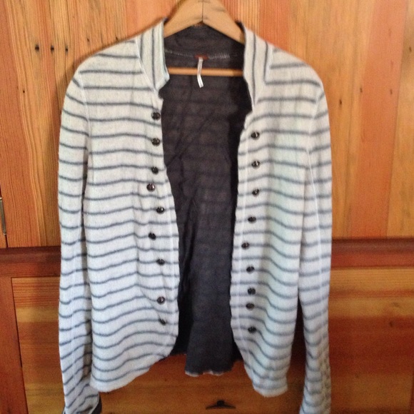 Military style free people sweater