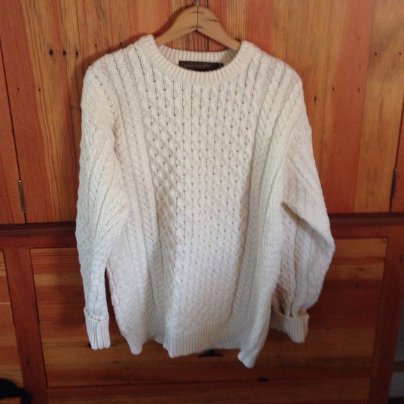 Chunky knits wool sweater