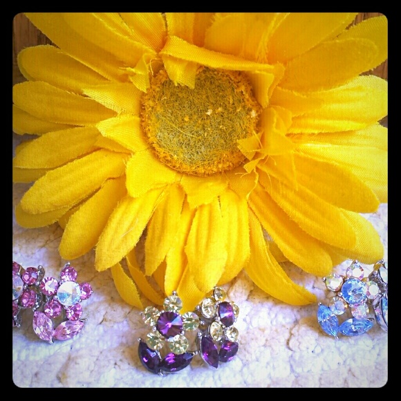 Flower earrings