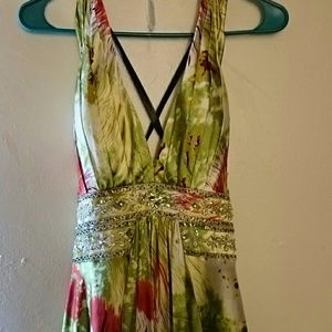 Halter top prom dress